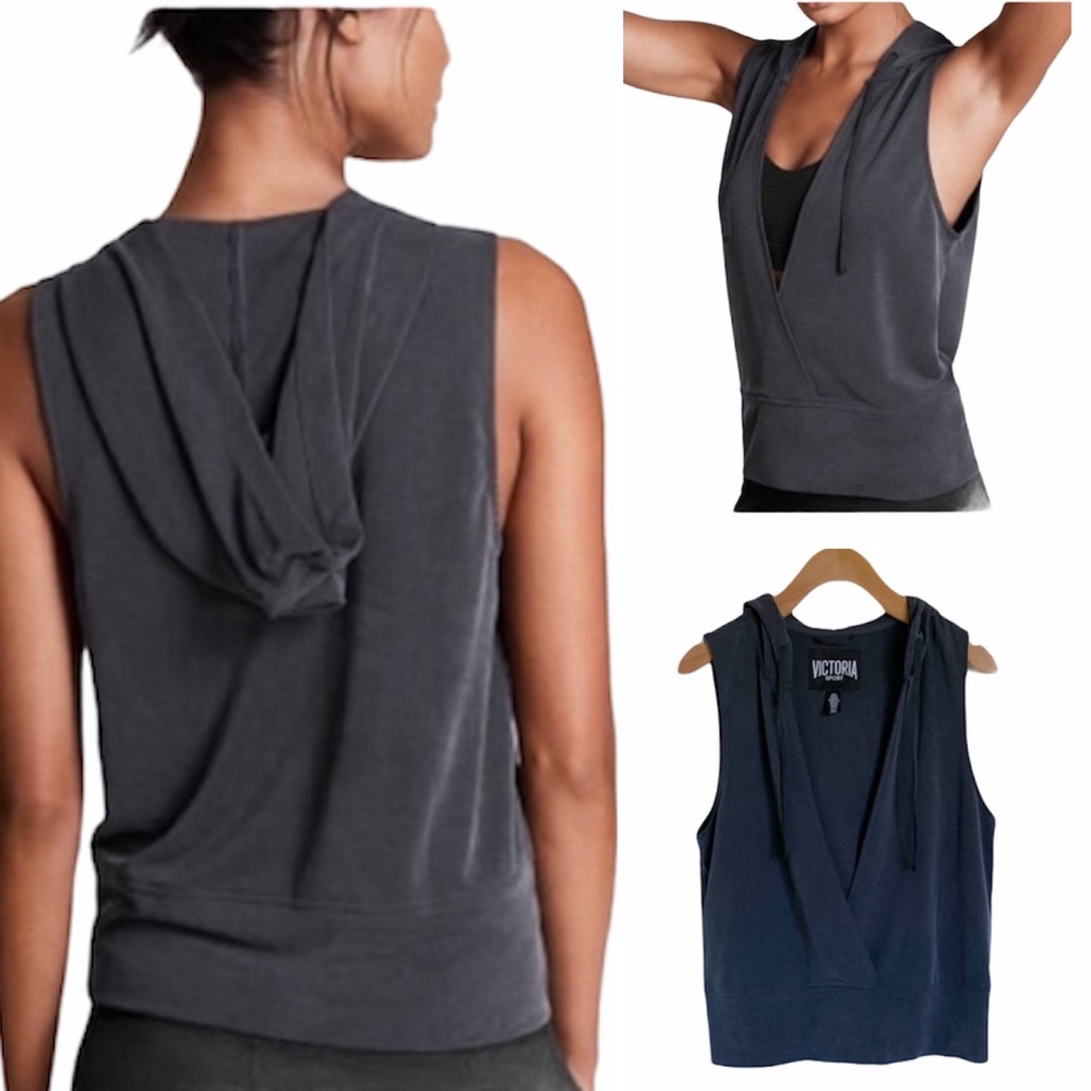 VS SPORT Crossover Sleeveless Hoodie